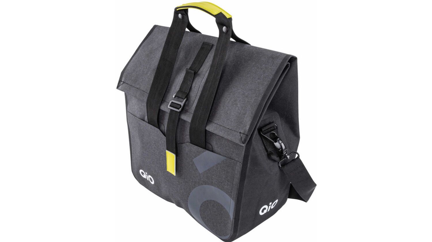 QIO Pina Lenkertasche schwarz/anthrazit 20 L