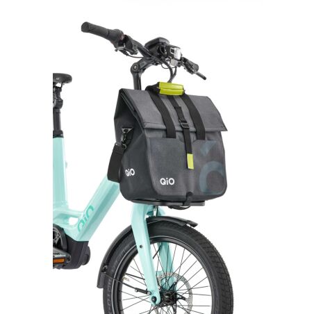 QIO Pina Lenkertasche schwarz/anthrazit 20 L
