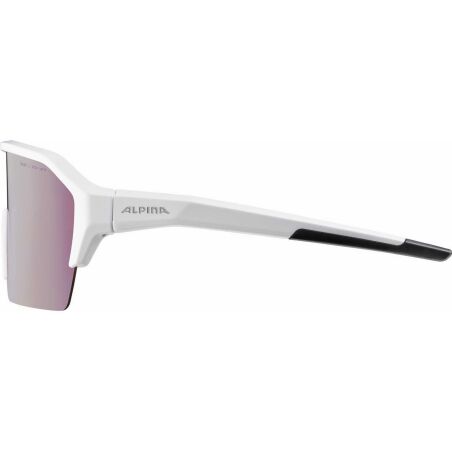 Alpina Ram HR Q-Lite V Sportbrille white matt/mirror blue