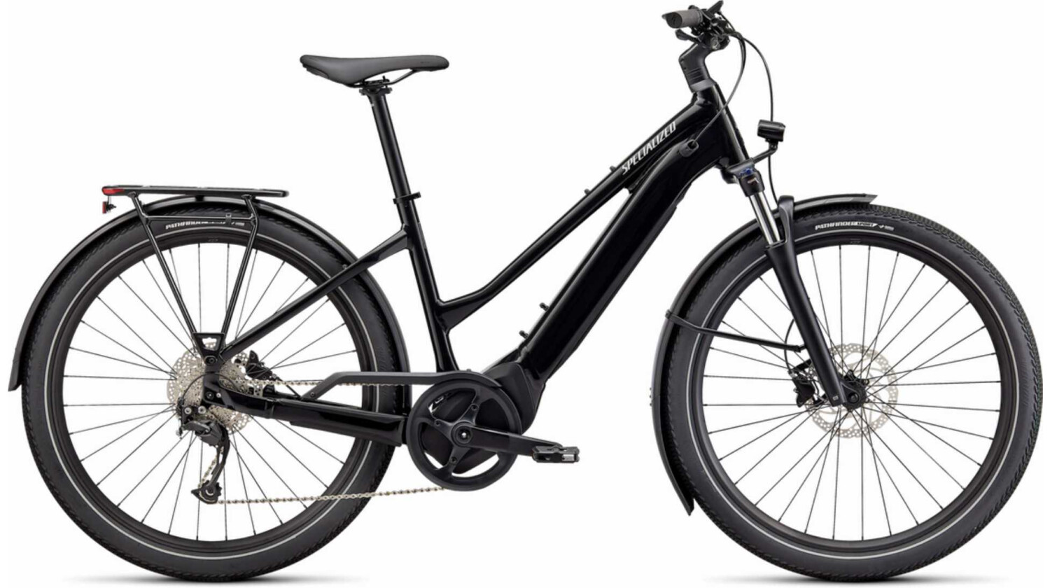 Specialized Turbo Vado 3.0 Step-Through 530 Wh E-Bike Trapez 27,5" cast black/silver reflective