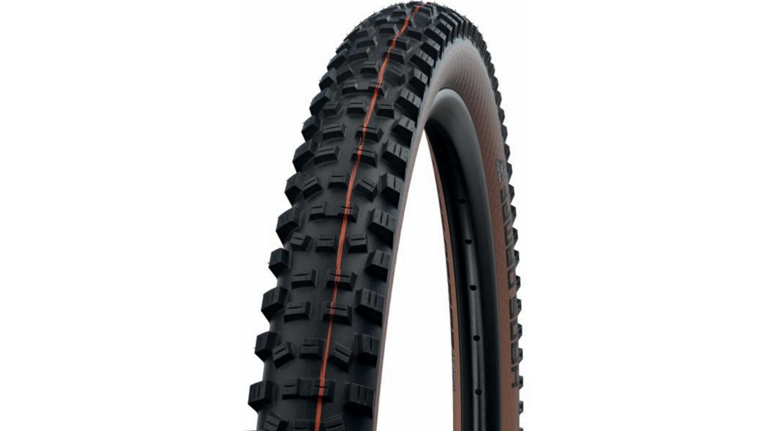 Schwalbe Hans Dampf Super Trail, Evolution Line, TLE, SnakeSkin Faltreifen 27,5" Addix Soft bronze sidewall