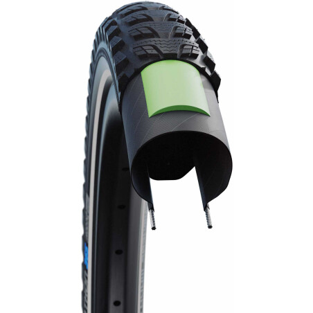 Schwalbe Marathon 365 GreenGuard, Performance Line, TwinSkin Drahtreifen 28" Addix 4Season black-reflex