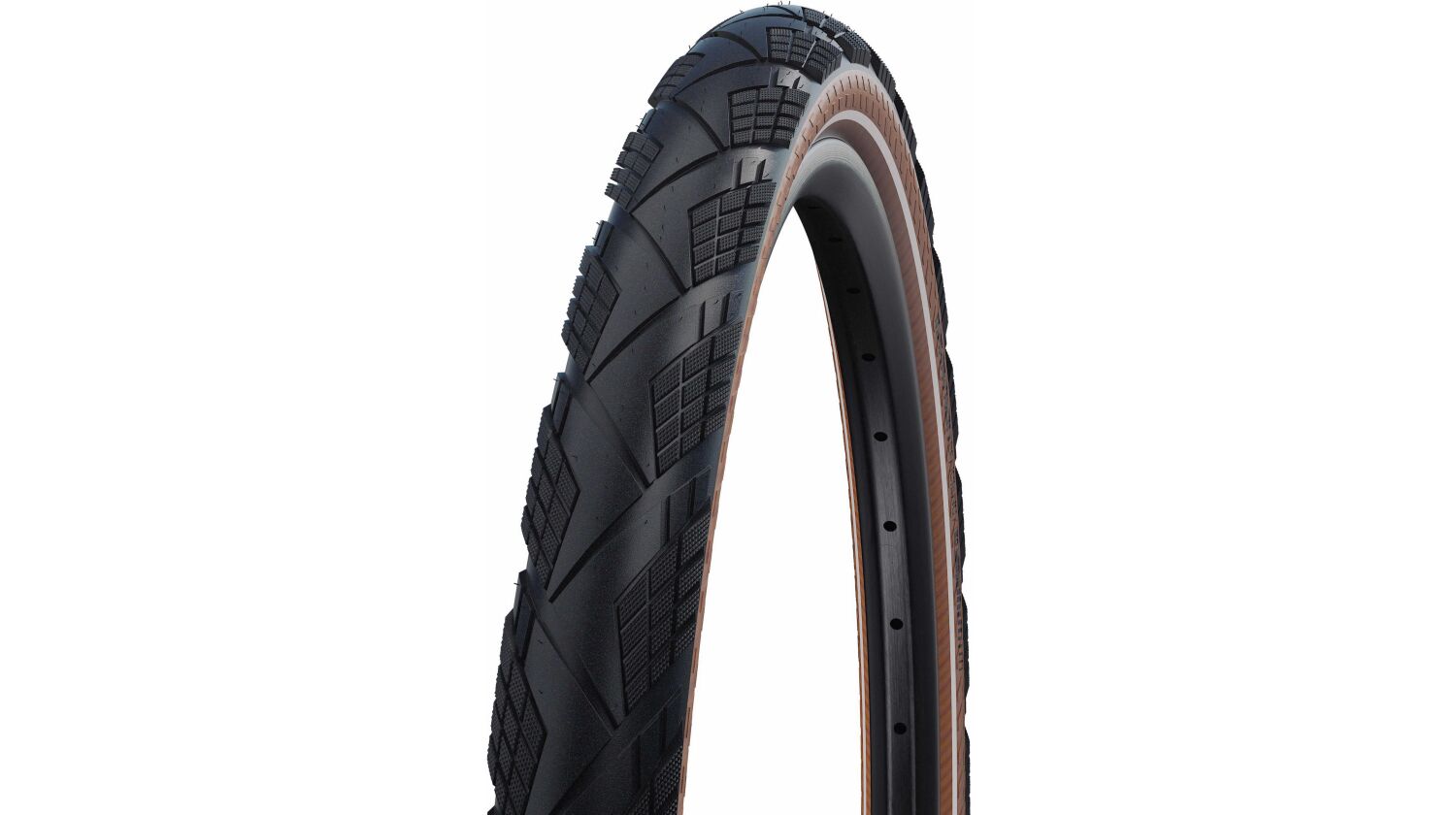 Schwalbe Marathon Efficiency Super Race, V-Guard, Evolution Line, Faltreifen 27,5" Addix Race transparent 60-584