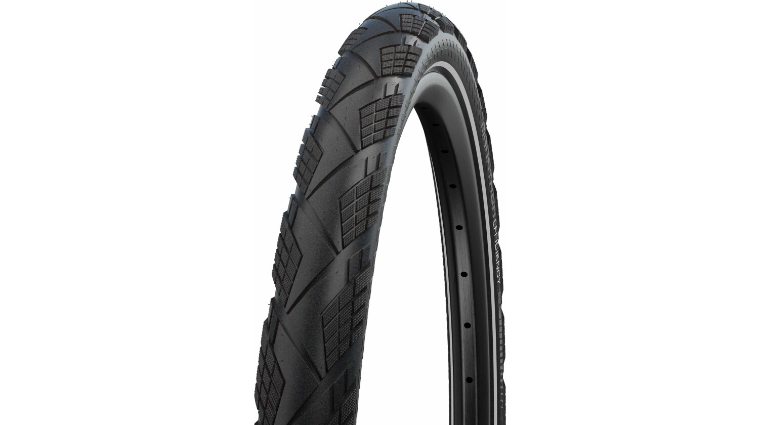 Schwalbe Marathon Efficiency Super Race, V-Guard, Evolution Line, Faltreifen 28" Addix Race black-reflex