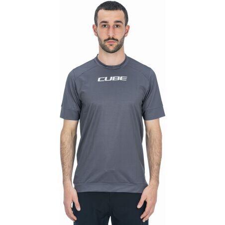 Cube ATX Rundhalstrikot Kurzarm dark grey