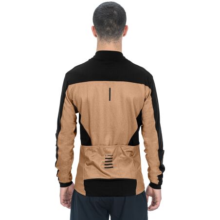 Cube ATX Trikot Full Zip CMPT Langarm brown&acute;n&acute;black