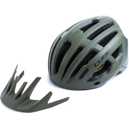 Cube Offpath Mips MTB-Helm green