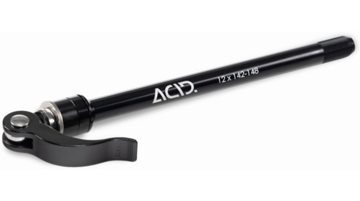 Acid Steckachse für Fahrradanhänger M12x1.0 142-148 mm black