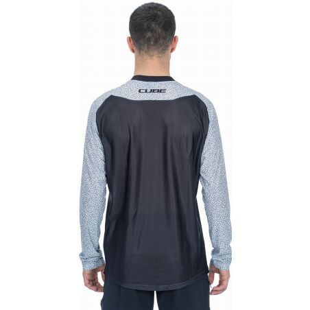 Cube Vertex Rundhalstrikot Langarm blackngrey