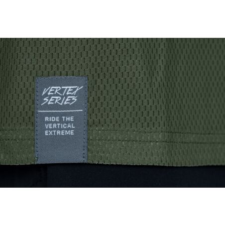 Cube Vertex Rundhalstrikot TM Langarm olive&acute;n&acute;grey