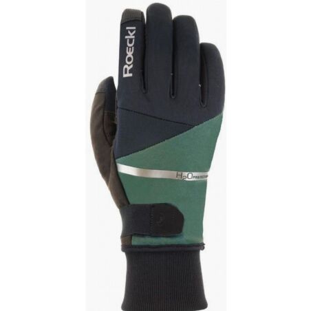 Roeckl Vuno Handschuhe lang black/laurel leaf