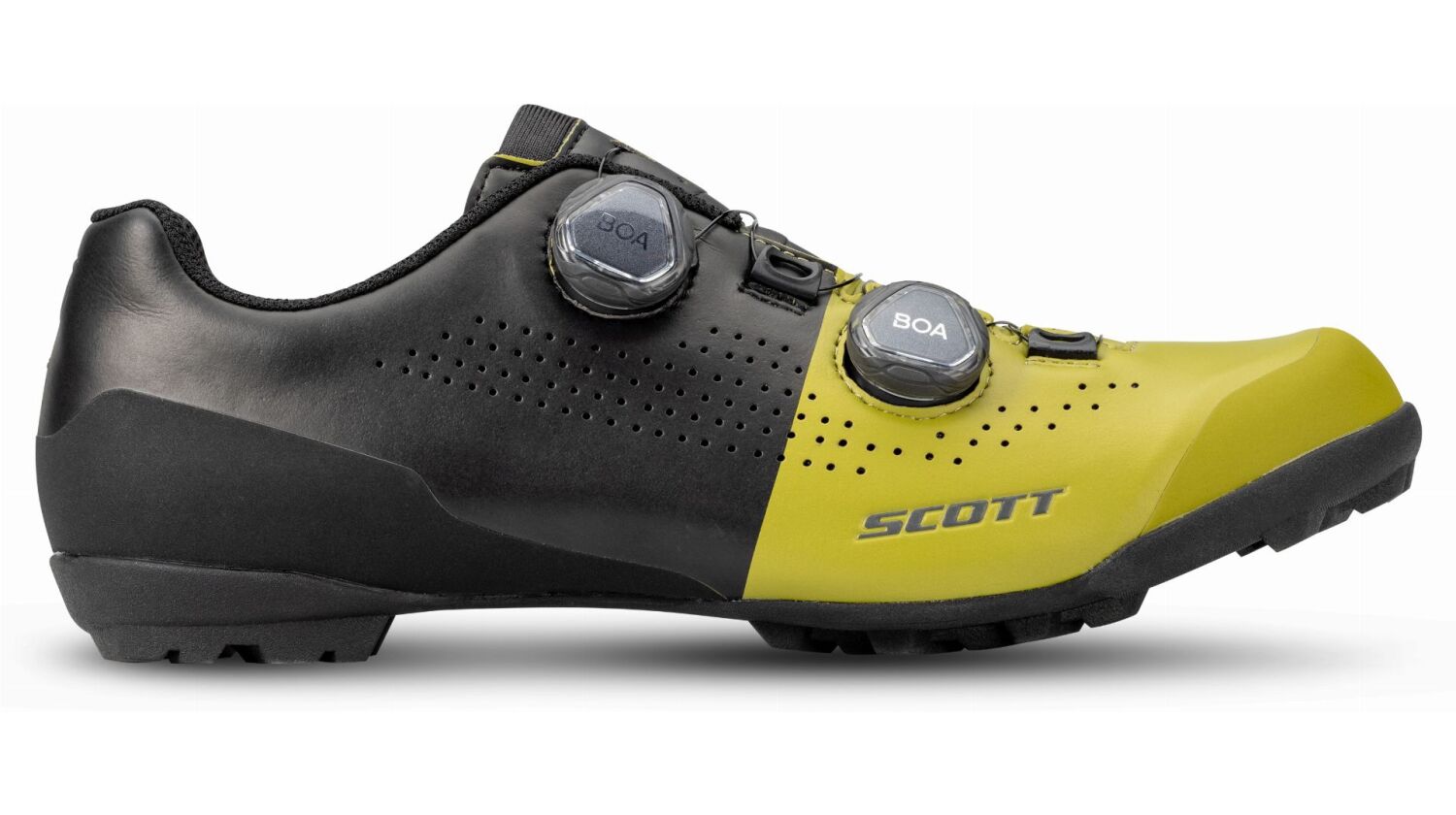 Scott Tuned Gravel-Schuhe matt black/savanna green