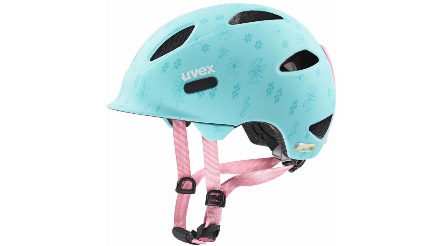 Uvex Oyo Style Kinder-Helm flowers cyan matt