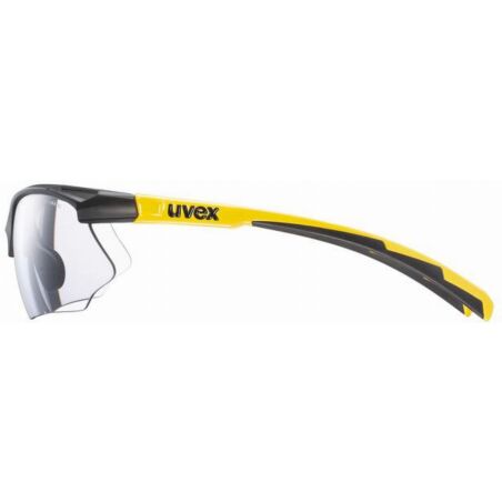 Uvex Sportstyle 802 V Sportbrille black matt-sunbee/smoke