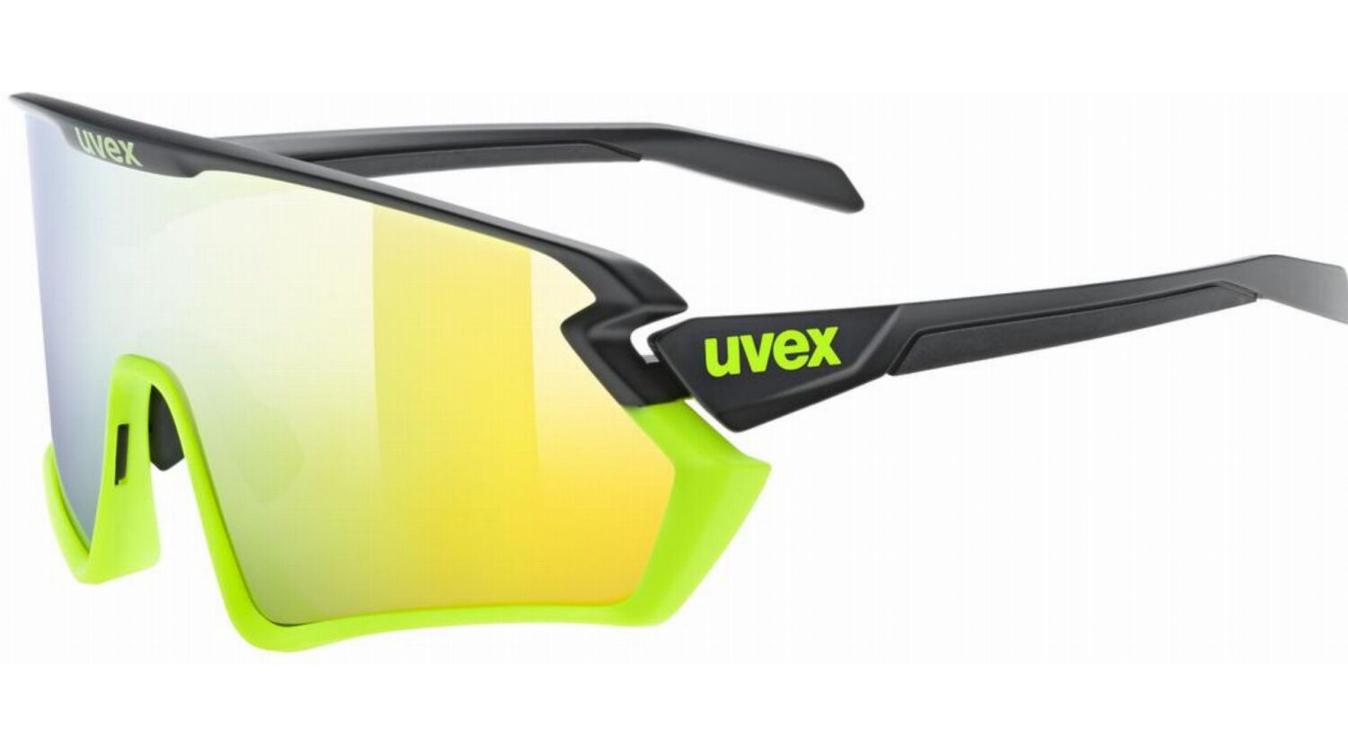 Uvex Sportstyle 231 2.0 Sportbrille black yellow matt/mirror yellow