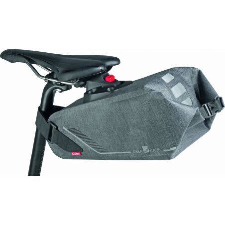 KLICKfix Bikepack X Compact Waterproof Satteltasche grau 4,5 - 6,5 L