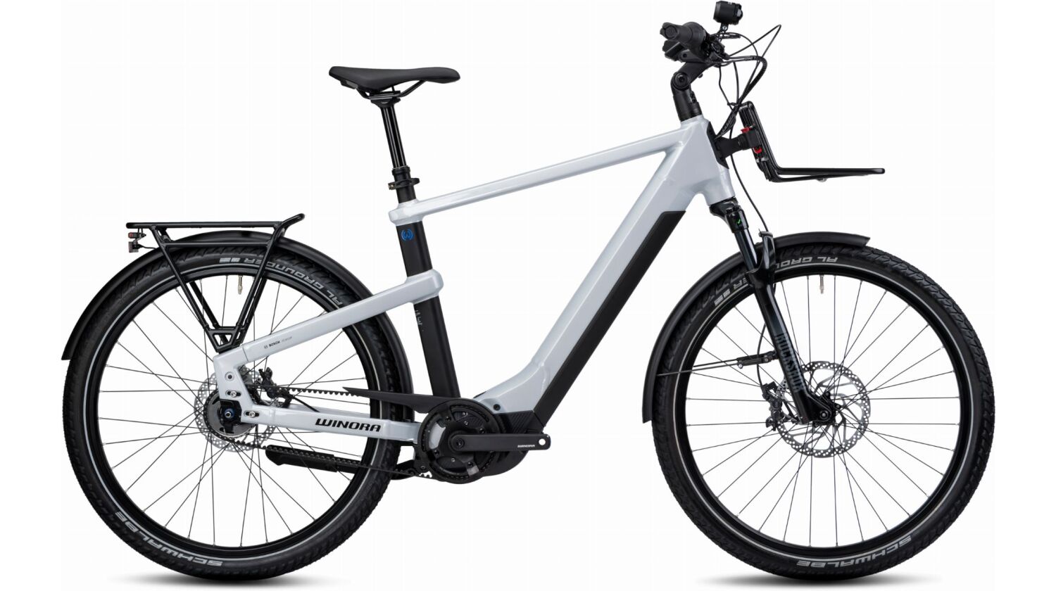 Winora Yakun R5 Pro 750 Wh E-Bike Diamant 27,5" Ice