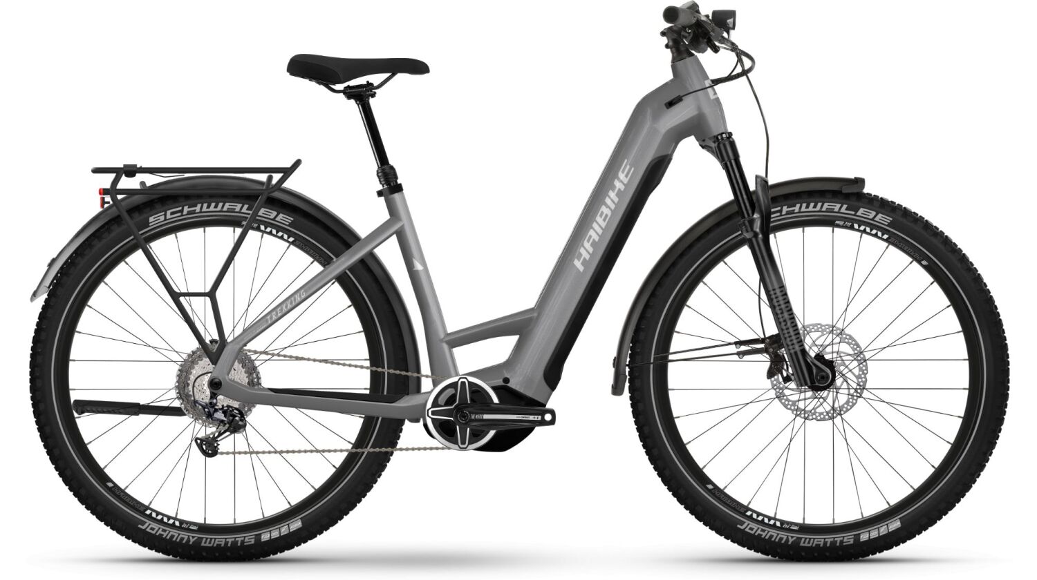 Haibike Trekking 7 720 Wh E-Bike Wave 27,5" urban grey/white - gloss