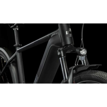Cube Nuride Hybrid Pro Allroad 625 Wh E-Bike Easy Entry 28&quot; black&acute;n&acute;metal