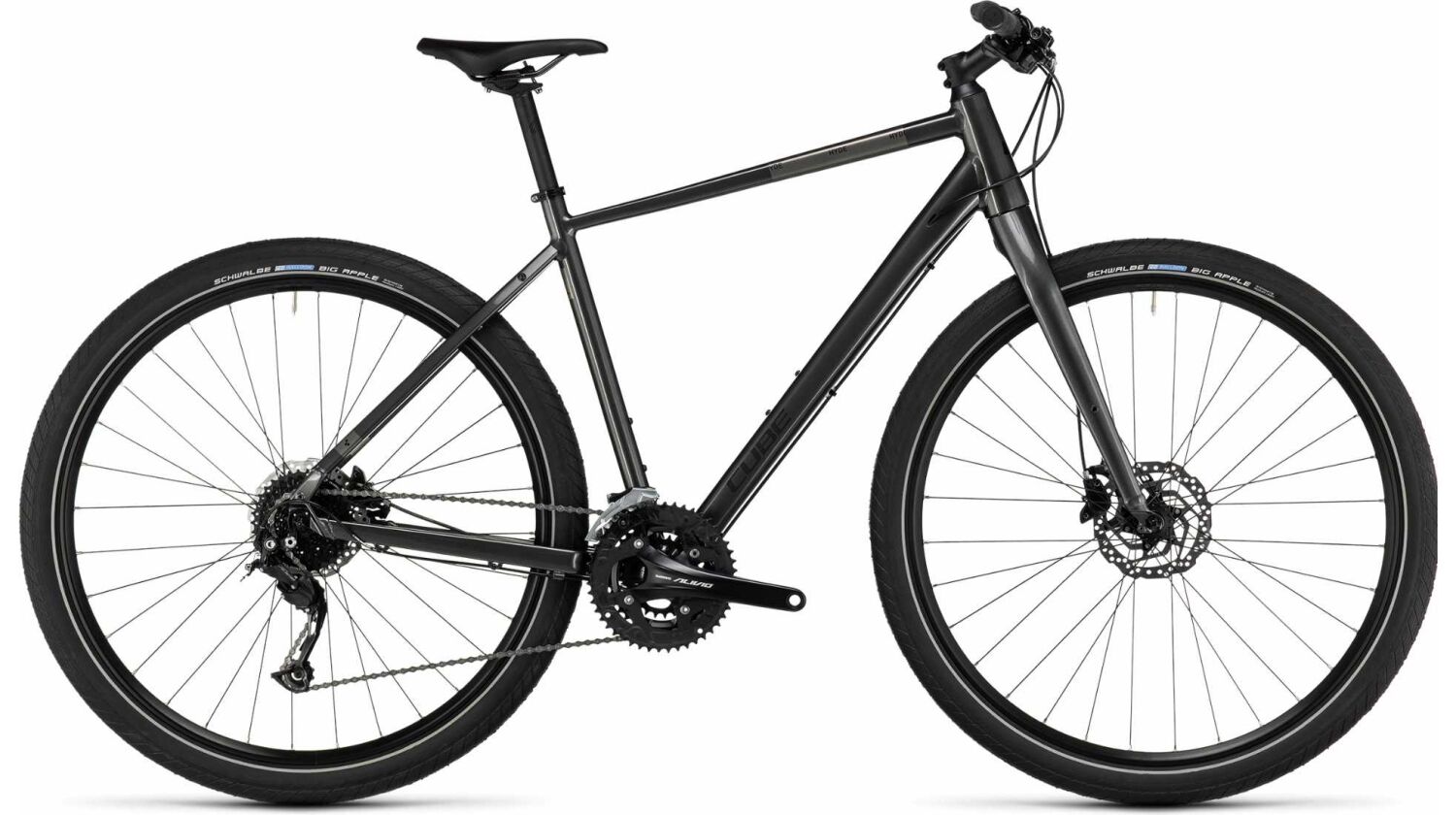 Cube Hyde Urban Bike Diamant 28" graphite´n´black