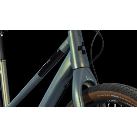 Cube Hyde Pro Urban Bike Diamant 28&quot; metalgreen&acute;n&acute;black