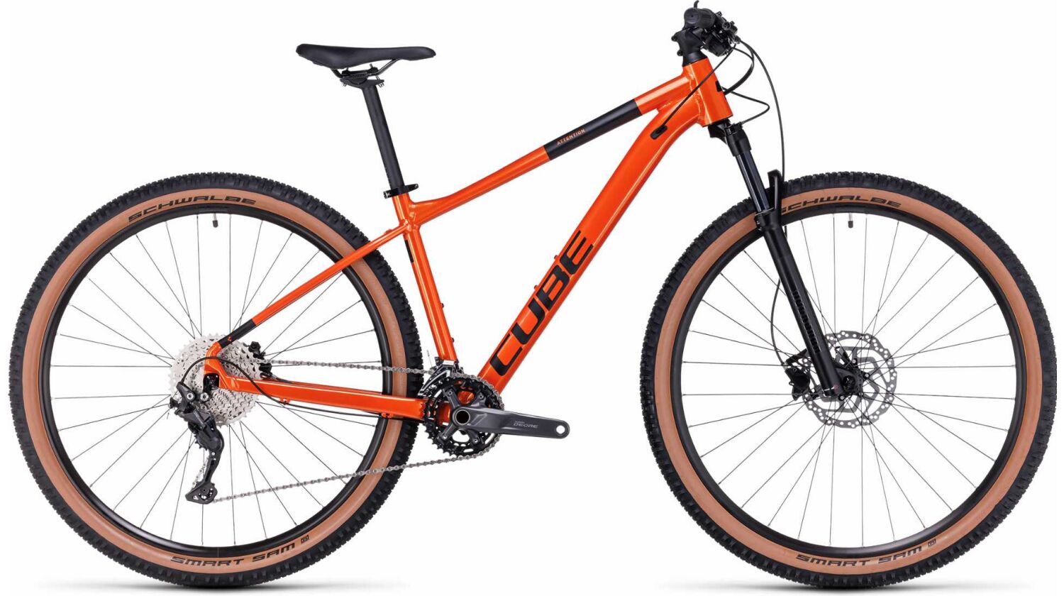 Cube Attention MTB-Hardtail Diamant fireorange´n´black