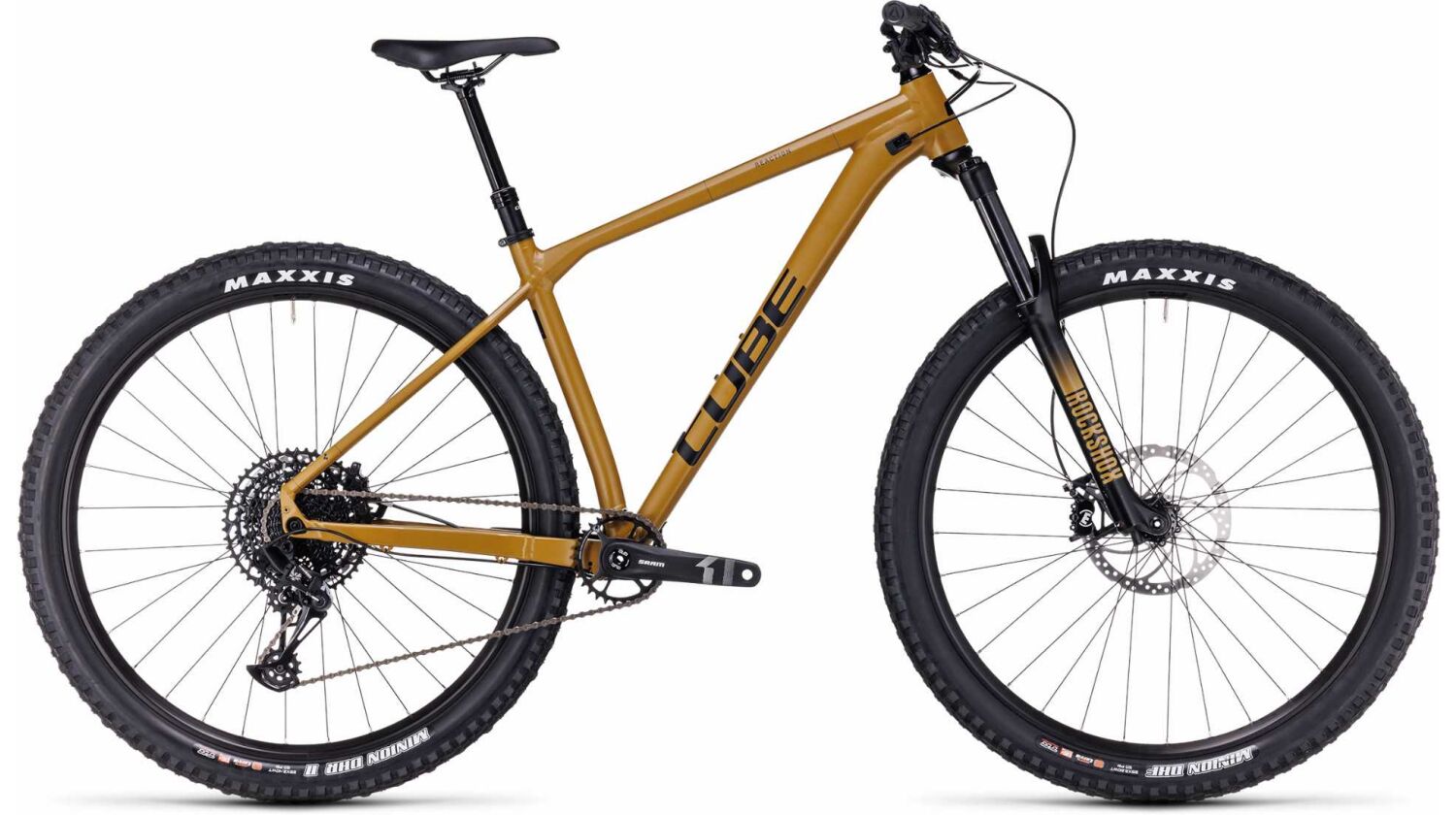 Cube Reaction TM MTB-Hardtail Diamant 29" caramel´n´black