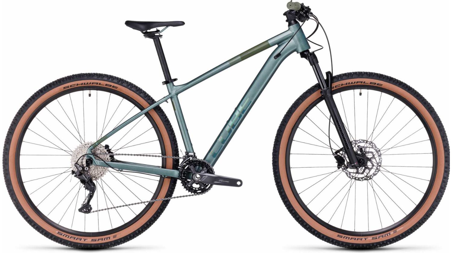 Cube Access WS Race MTB-Hardtail Diamant sparkgreen´n´olive