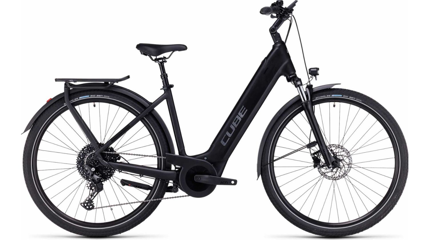 Cube Touring Hybrid Pro 500 Wh E-Bike Easy Entry 28" black´n´metal