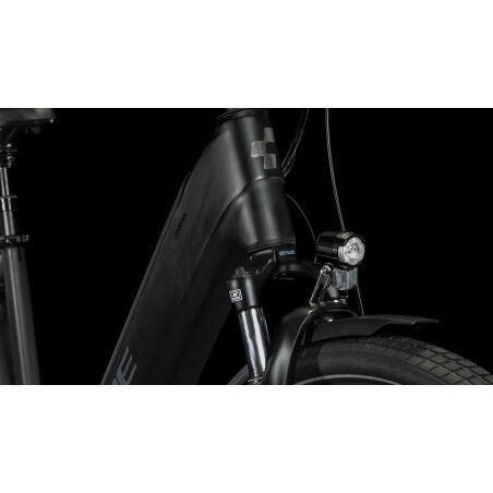 Cube Touring Hybrid Pro 500 Wh E-Bike Easy Entry 28&quot; black&acute;n&acute;metal