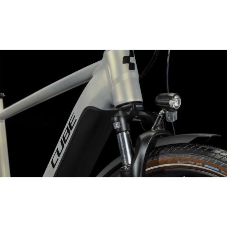 Cube Touring Hybrid Pro 500 Wh E-Bike Easy Entry 28&quot; pearlysilver&acute;n&acute;black