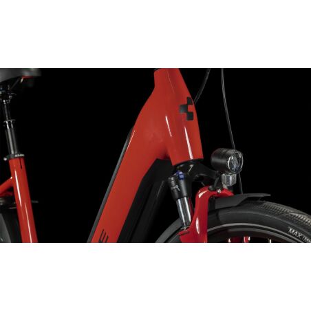 Cube Supreme Sport Hybrid Pro 500 Wh E-Bike Easy Entry 28&quot; red&acute;n&acute;black