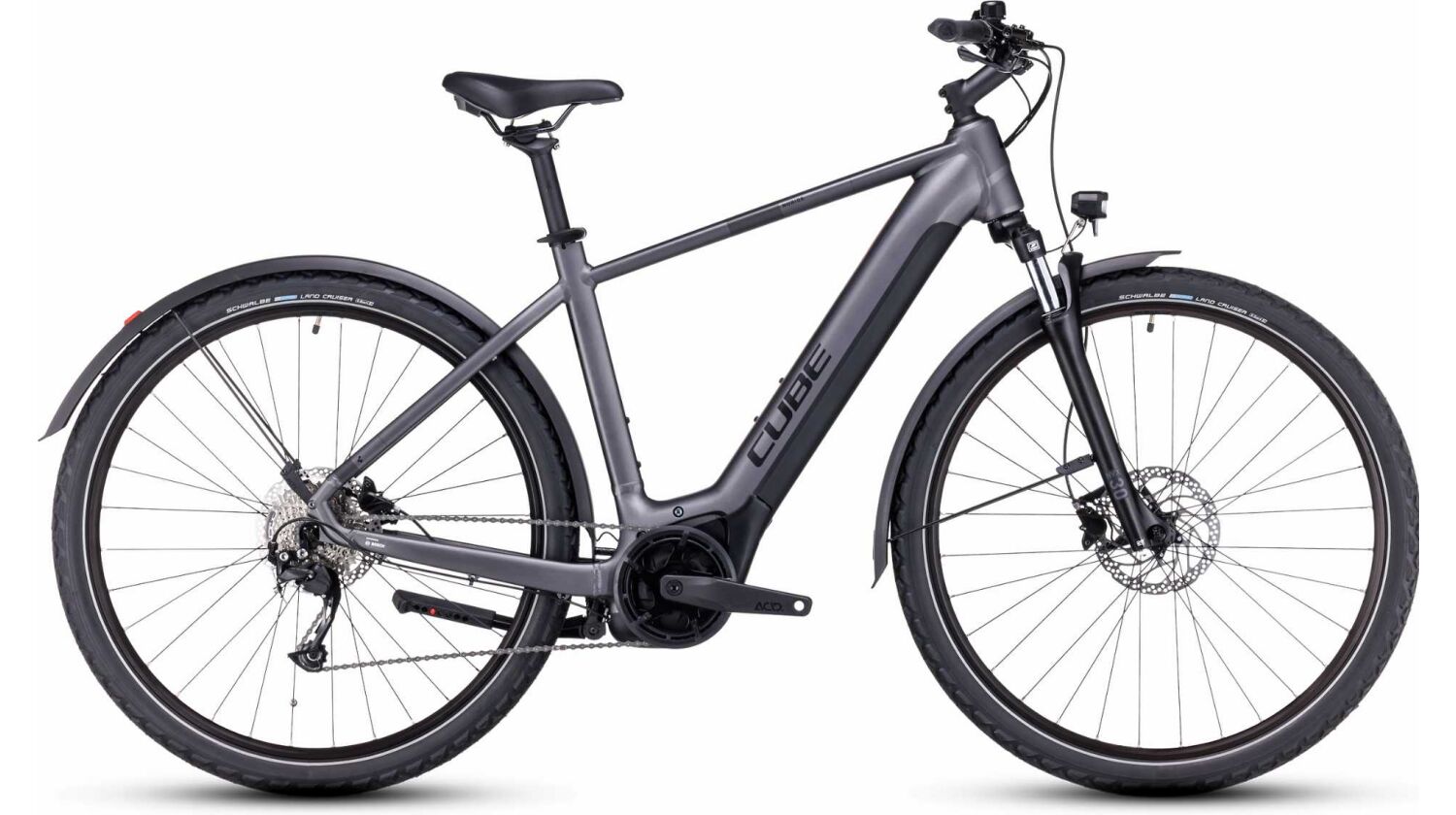 Cube Nuride Hybrid Performance Allroad 500 Wh E-Bike Diamant 28" graphite´n´black