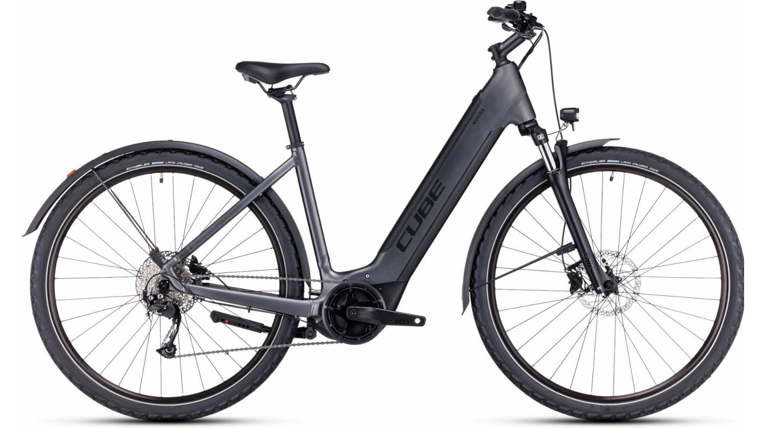 Cube Nuride Hybrid Performance Allroad 500 Wh E-Bike Easy Entry 28" graphite´n´black