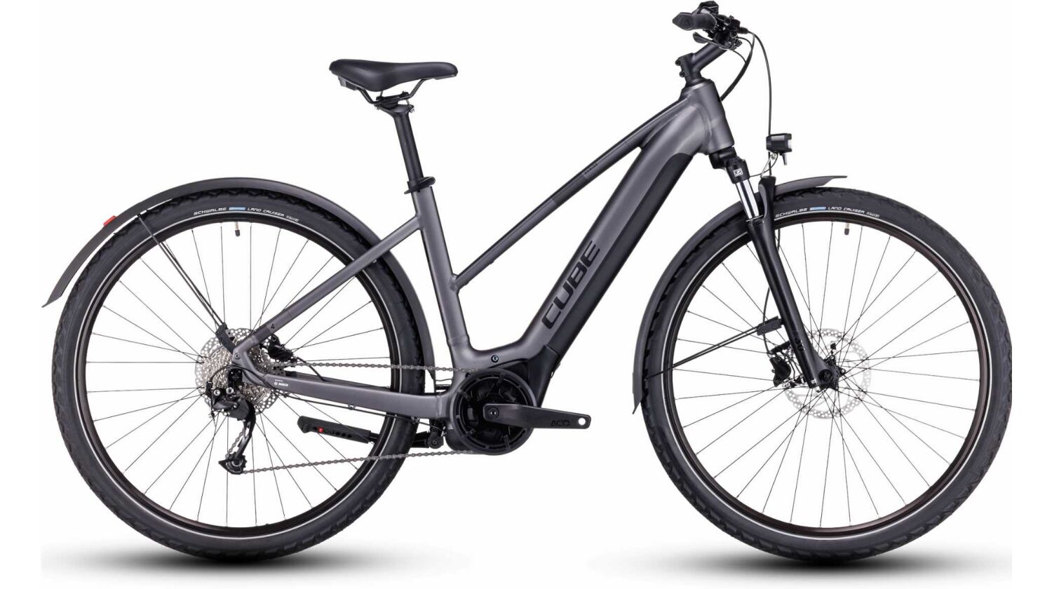 Cube Nuride Hybrid Performance Allroad 500 Wh E-Bike Trapeze 28" graphite´n´black