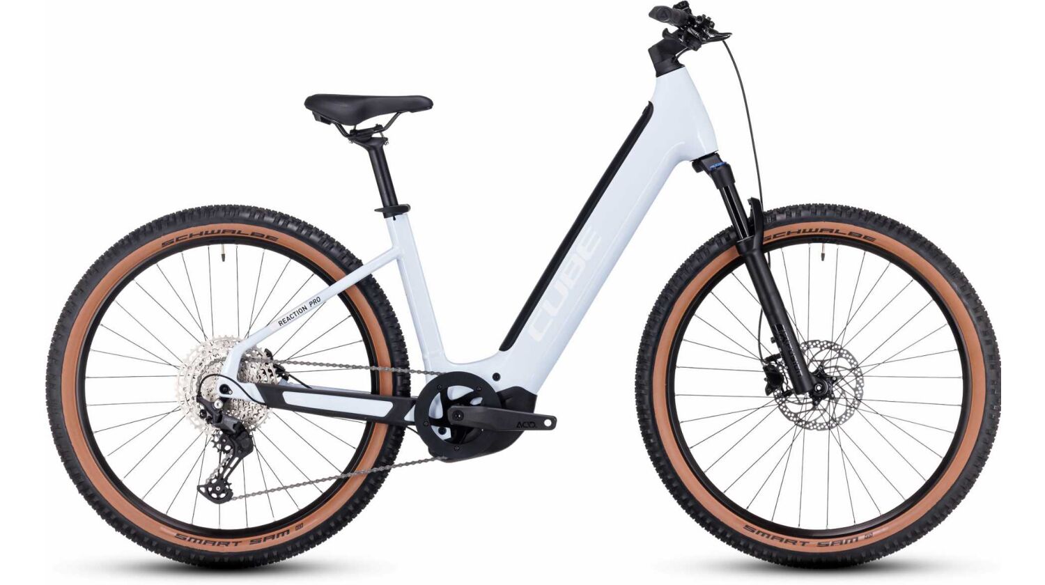 Cube Reaction Hybrid Pro 500 Wh E-Bike Easy Entry 27,5" flashwhite´n´black