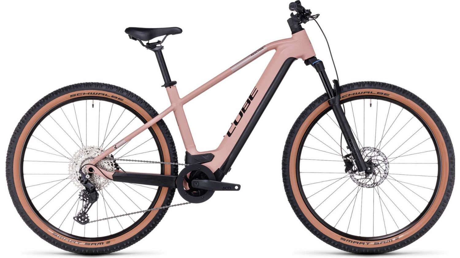 Cube Reaction Hybrid Pro 500 Wh E-Bike Diamant blushrose´n´silver