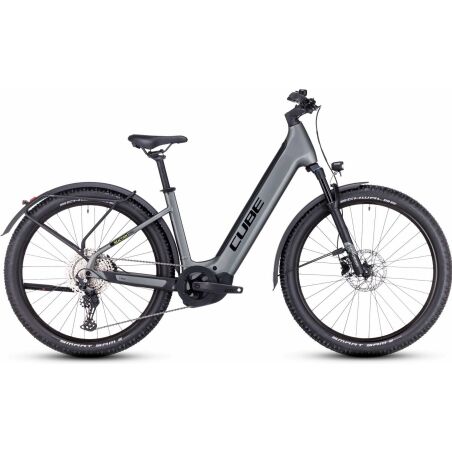 Cube Reaction Hybrid Pro Allroad 625 Wh E-Bike Easy Entry 27,5&quot; flashgrey&acute;n&acute;green