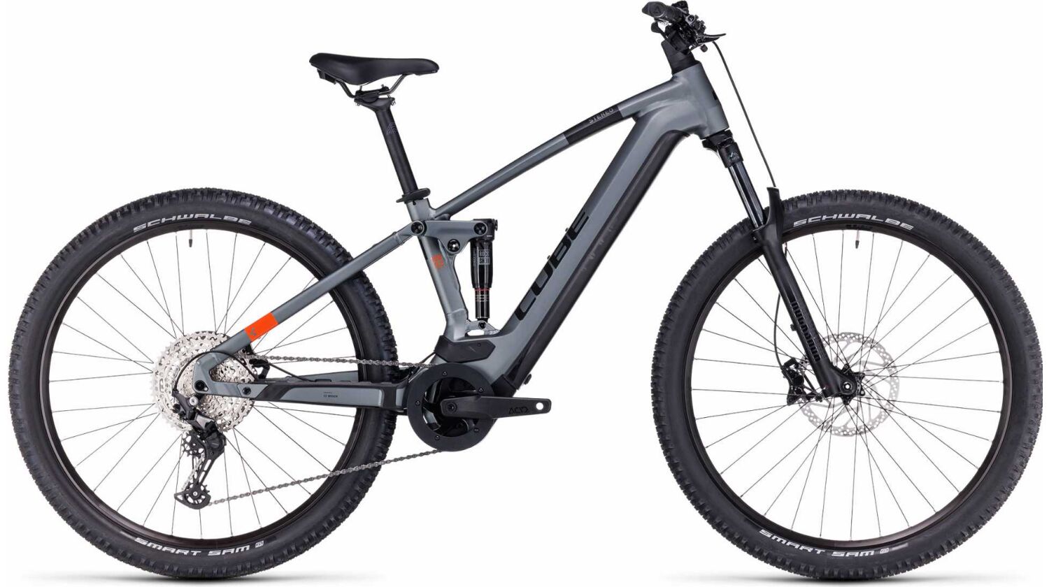 Cube Stereo Hybrid 120 Pro 750 Wh E-Bike Fully flashgrey´n´orange