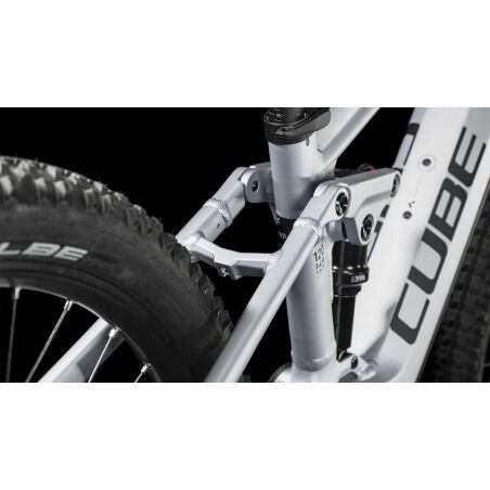 Cube Stereo Hybrid 120 Race 625 Wh E-Bike Fully polarsilver&acute;n&acute;black