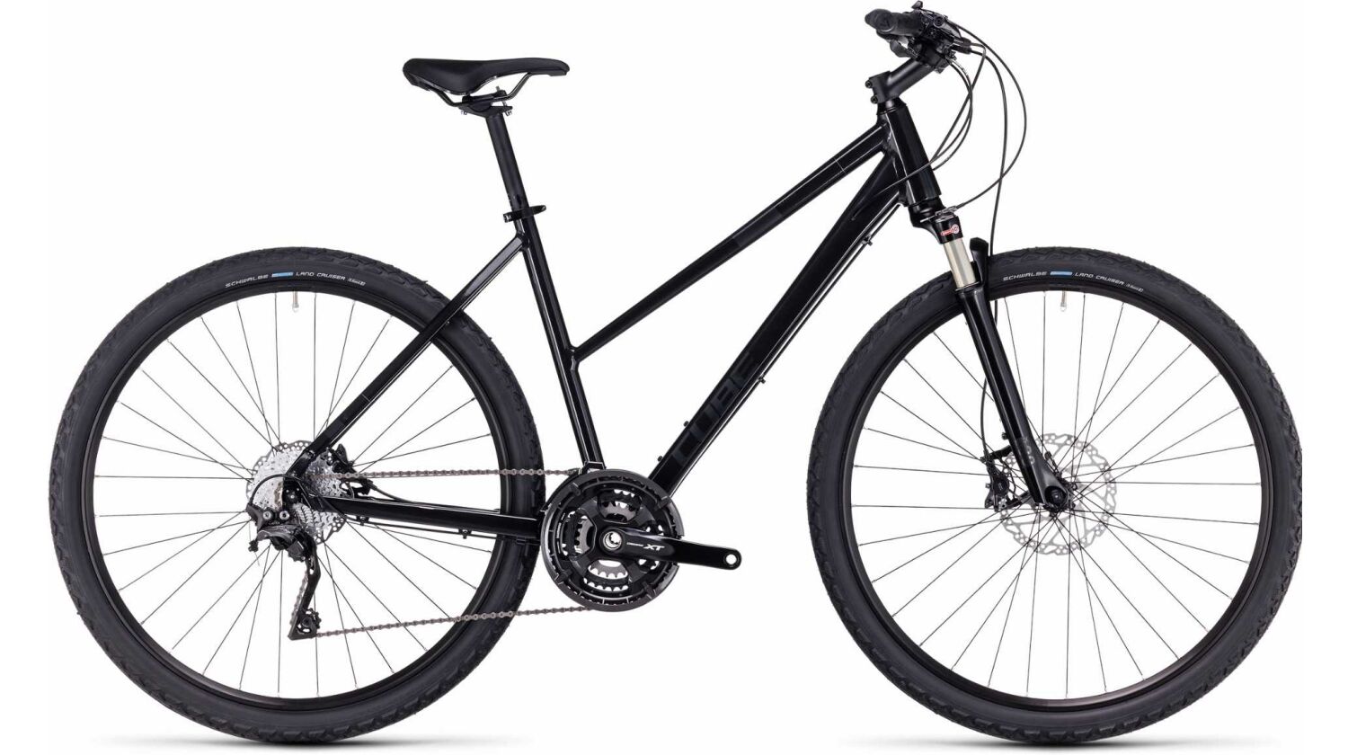 Cube Nature SLX Crossrad Trapeze 28" grey´n´black