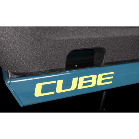 Cube Cargo Dual Hybrid 1000 Wh E-Lastenrad 20&quot;/27,5&quot; blue&acute;n&acute;lime one size