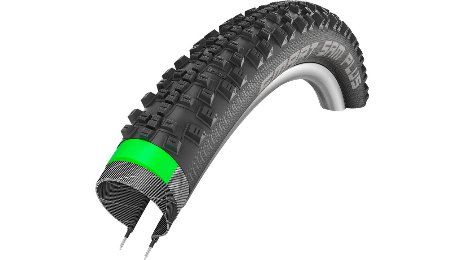 Schwalbe SMART SAM PLUS Perf, GreenGuard, SnakeSkin 20" Drahtreifen Black-Reflex 60-406