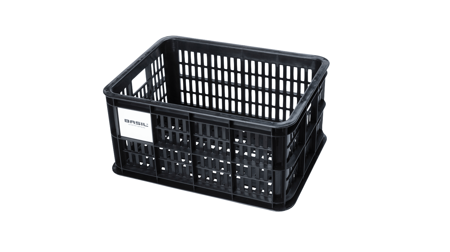 Basil Crate Fahrradkasten schwarz