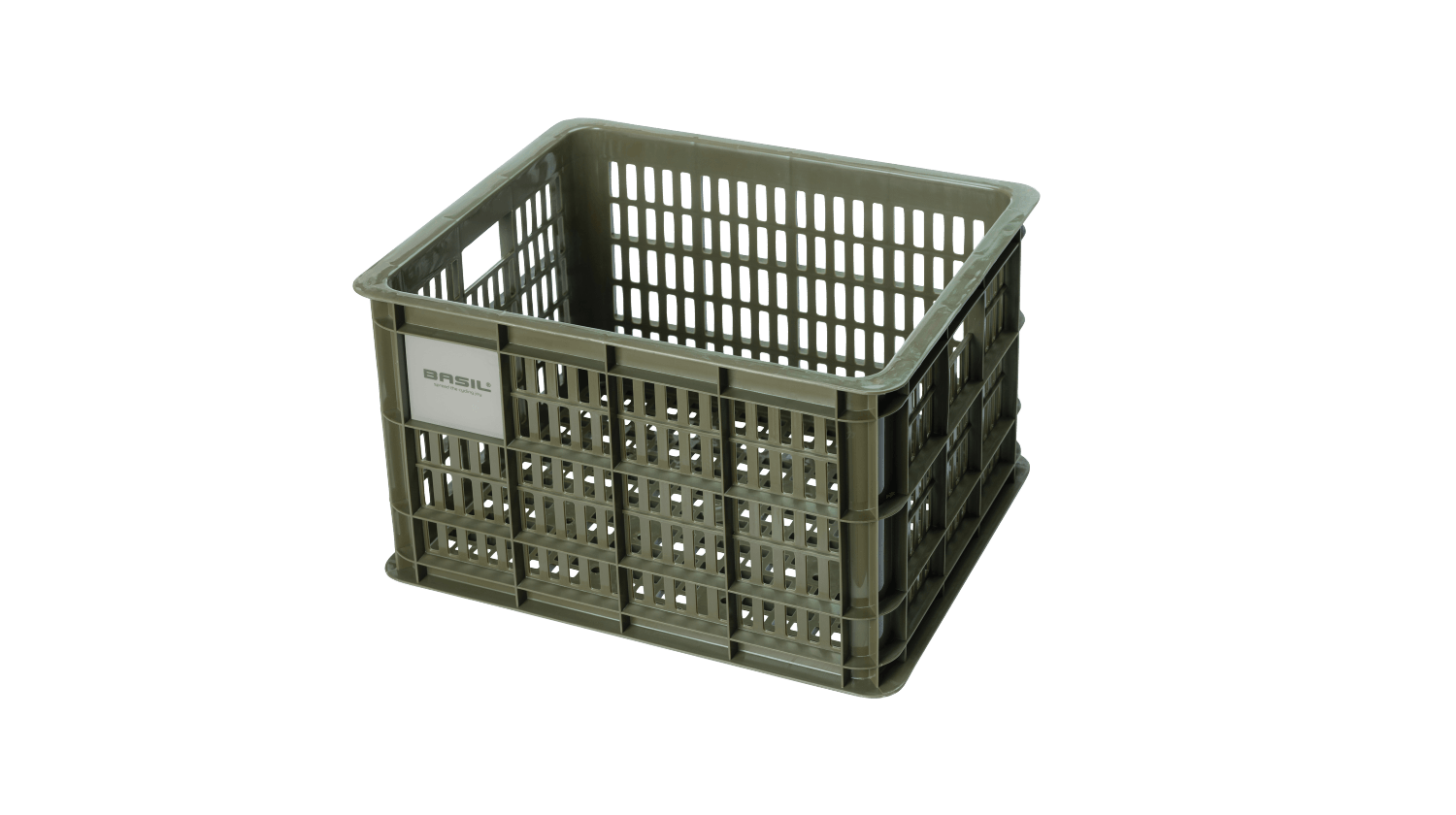 Basil Crate Fahrradkasten moss green