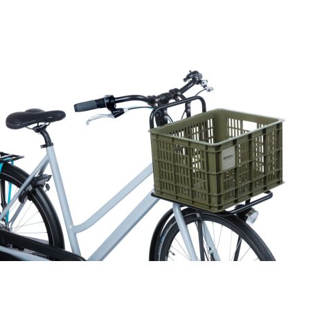 Basil Crate Fahrradkasten moss green