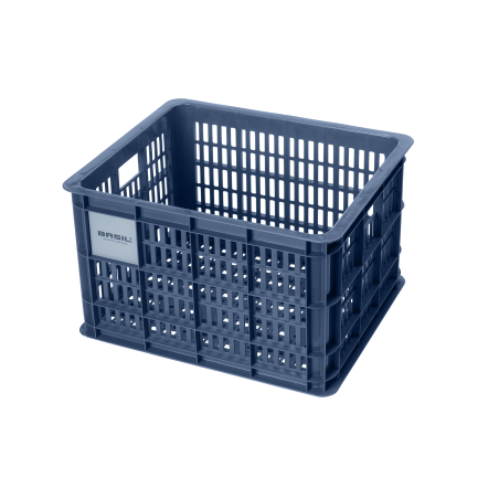 Basil Crate Fahrradkasten bluestone