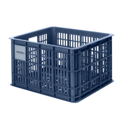 Basil Crate Fahrradkasten bluestone