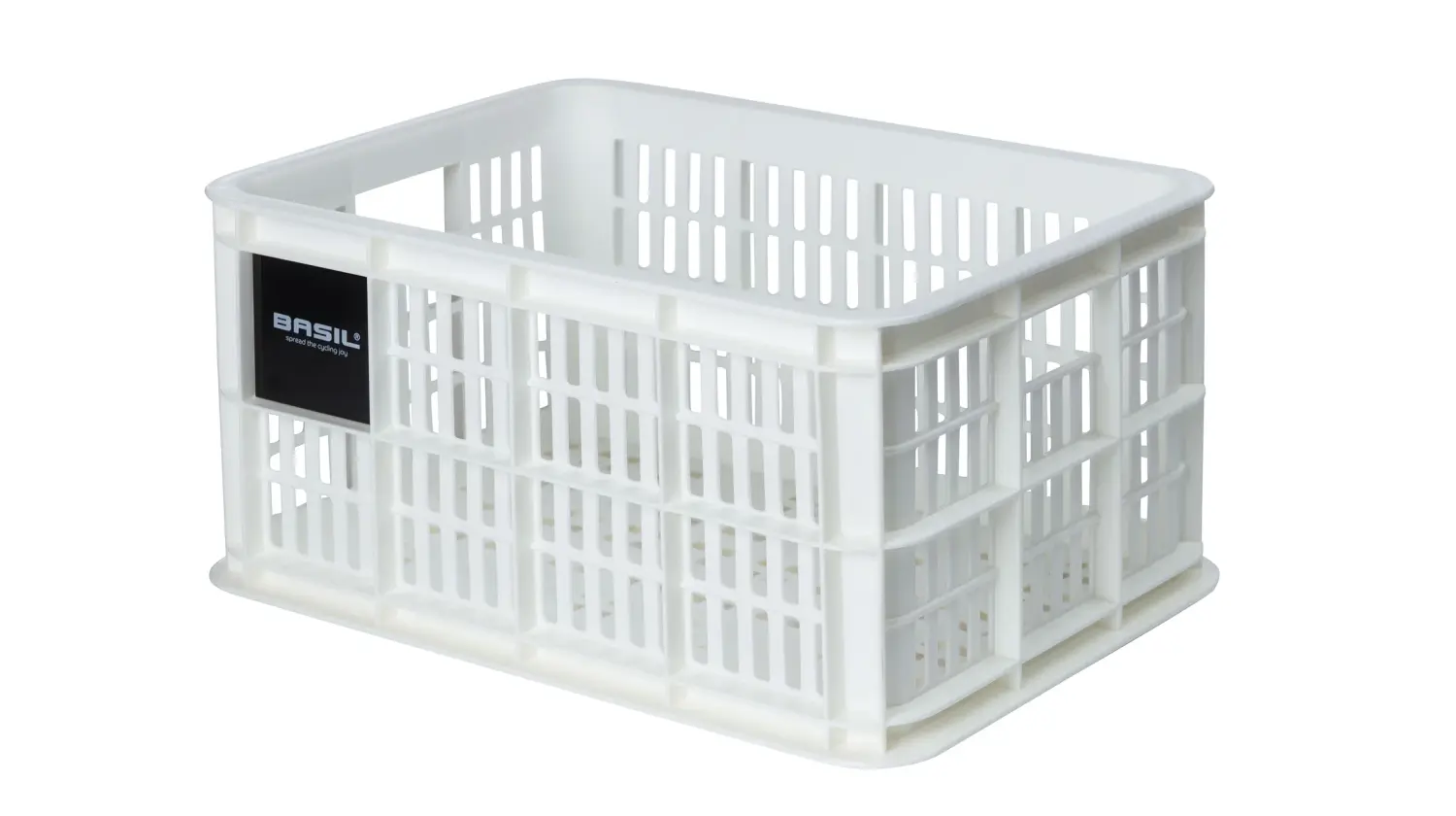 Basil Crate Fahrradkasten weiß