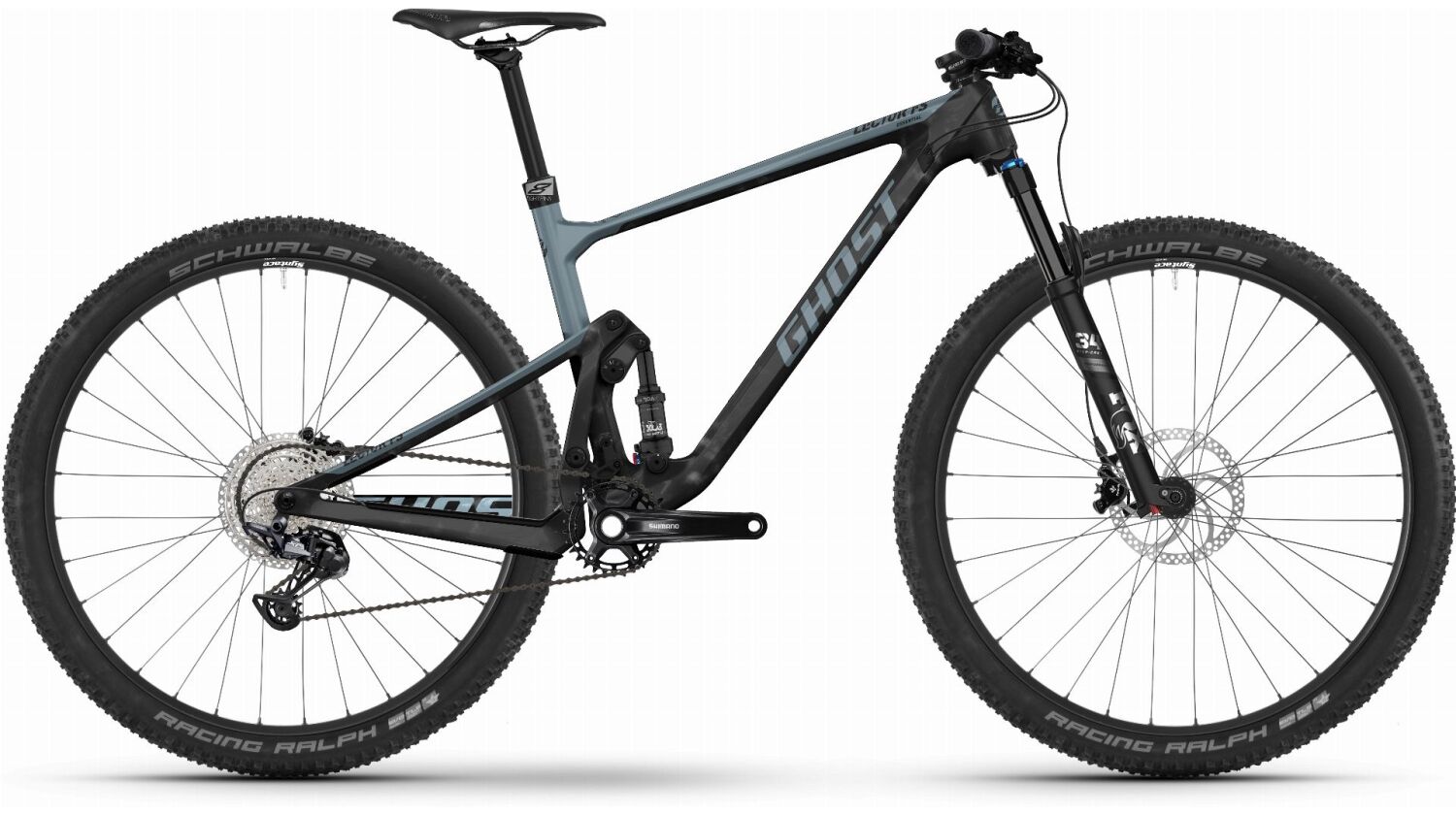 Ghost Lector FS SF Essential MTB-Fully 29" carbon / dark grey - glossy